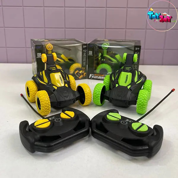 ماشین دیوانه کنترلی شارژی – حرکات ۳۶۰ درجه با چراغ ثابت