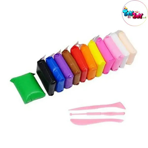 خمیر کلی 12 رنگ ( خمیر سبک )