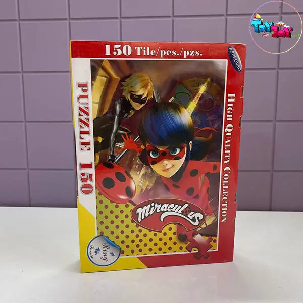 پازل 150 تکه طرح کارتونی فروزن، دختر کفشدوزکی و پپا پیگ