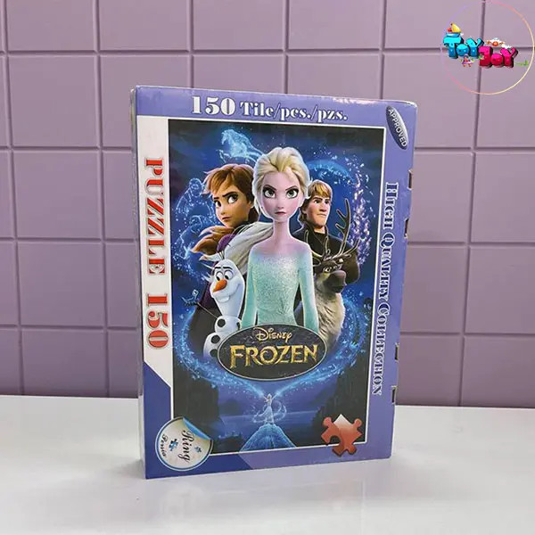 پازل 150 تکه طرح کارتونی فروزن، دختر کفشدوزکی و پپا پیگ