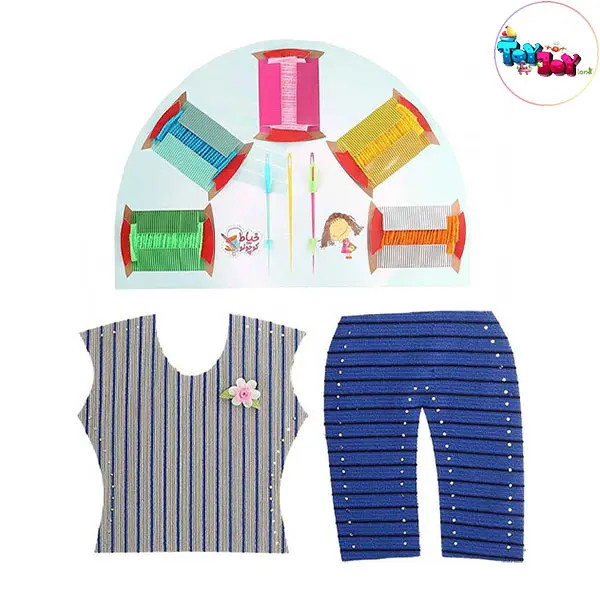 کاردستی پک شماره ۱ خیاط کوچولو – آموزش اولیه خیاطی برای کودکان ۶ تا ۸ سال