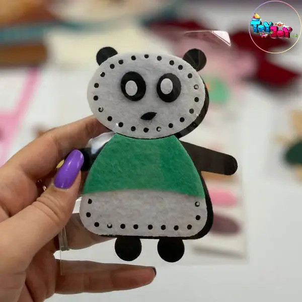 بسته مهمونی بساز (خیاط کوچولو) – ساخت عروسک و مبلمان نمدی