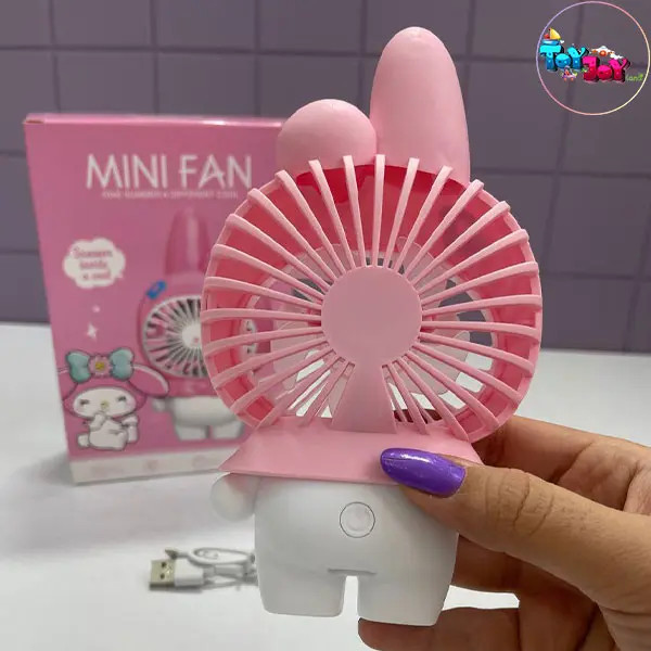 مینی پنکه شارژی طرح ملودی