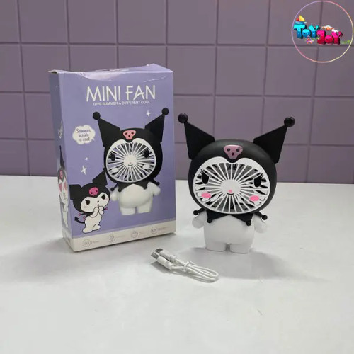 مینی پنکه شارژی طرح کرومی