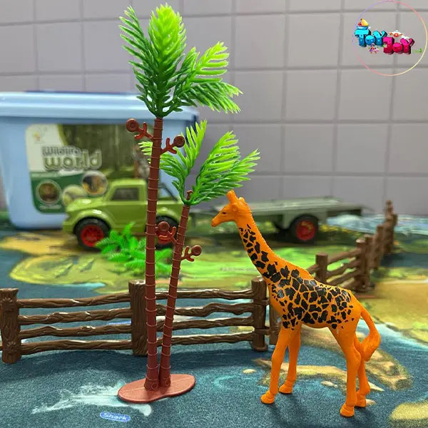 ست حیوانات جنگل سطلی آموزشی کودک