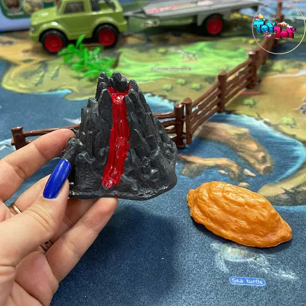 ست حیوانات جنگل سطلی آموزشی کودک