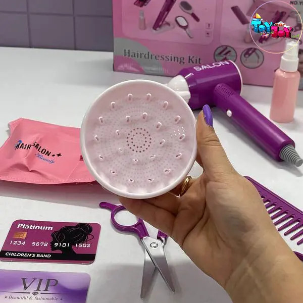 ست آرایشی و پیرایشی کودکانه با سشوار (Hairdressing Kit)