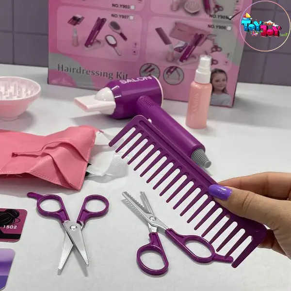ست آرایشی و پیرایشی کودکانه با سشوار (Hairdressing Kit)