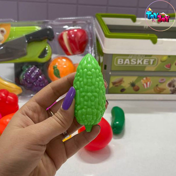 اسباب بازی سبد برش میوه و سبزیجات کودکانه (مدل کیفی)