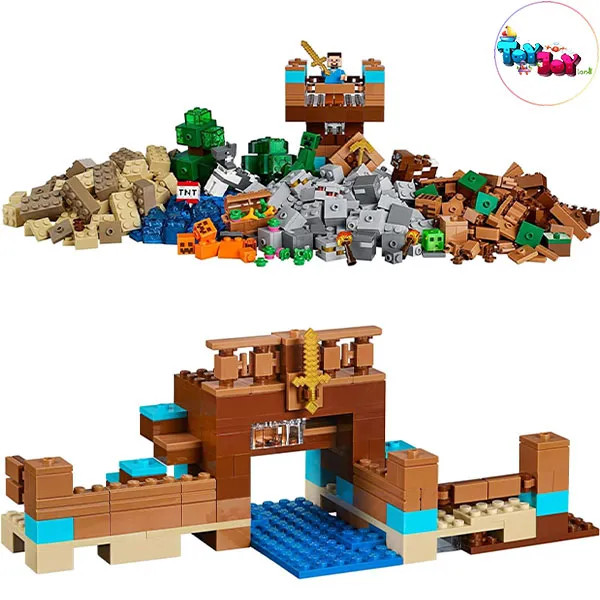 لگو ماینکرافت ۶۰۵ تکه مدل 3117 برند AMT