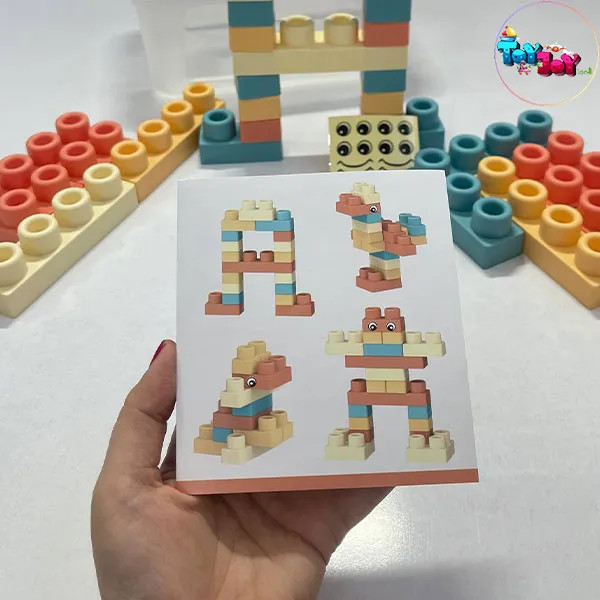 لگوی نرم و سیلیکونی 32 تکه با سطل نگهدارنده – مناسب کودکان بالای 18 ماه