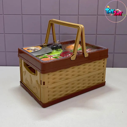 اسباب بازی سبد برش فست فود و غذای کودکانه (مدل کیفی)