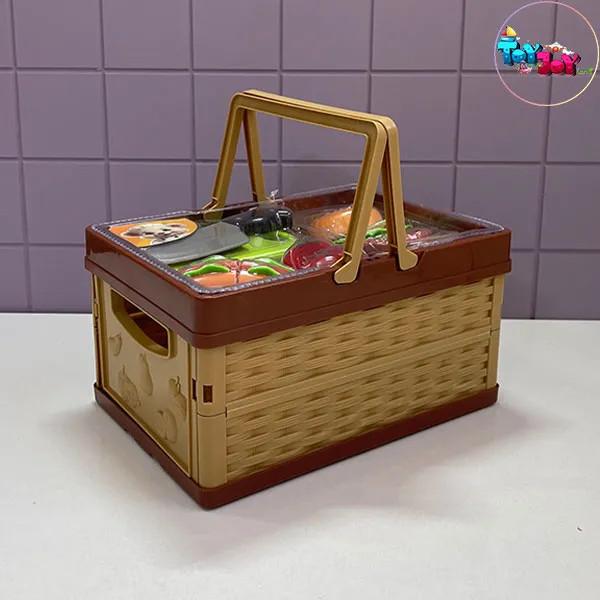 اسباب بازی سبد برش فست فود و غذای کودکانه (مدل کیفی)