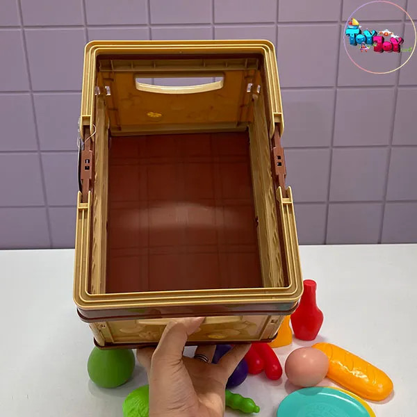 اسباب بازی سبد برش فست فود و غذای کودکانه (مدل کیفی)