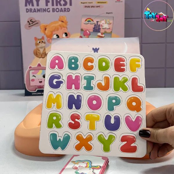 تخته مغناطیسی آموزشی طرح یونیکورن | وایت برد مگنتی کودک