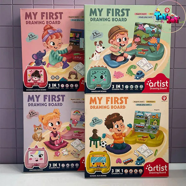 تخته مغناطیسی آموزشی طرح لباس دخترانه | وایت برد مگنتی کودک