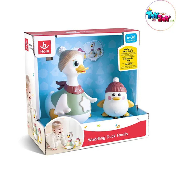 اسباب بازی اردک و جوجه موزیکال و حرکتی هولا تویز