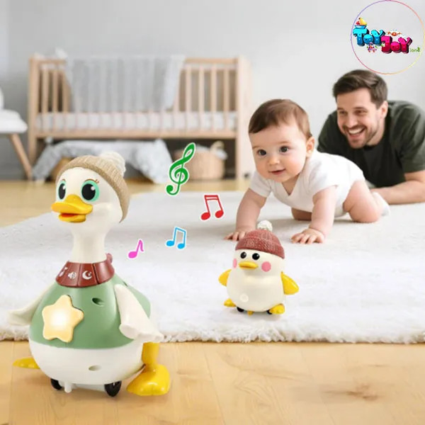 اسباب بازی اردک و جوجه موزیکال و حرکتی هولا تویز