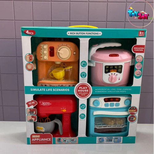 ست اسباب بازی لوازم آشپزخانه ۴ تکه Play House