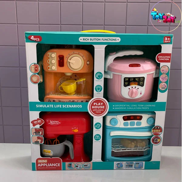 ست اسباب بازی لوازم آشپزخانه ۴ تکه Play House