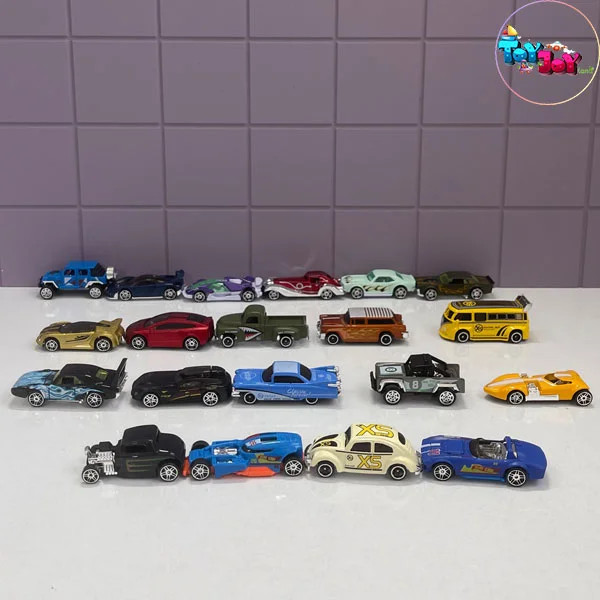 ماشین فلزی 20 عددی طرح هات ویلز مدل AUTOMOBILE CLUB مقیاس 1:64
