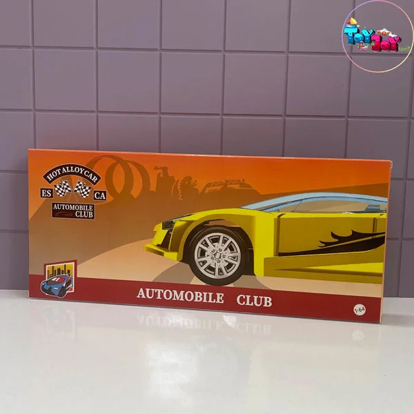 ماشین فلزی 20 عددی طرح هات ویلز مدل AUTOMOBILE CLUB مقیاس 1:64