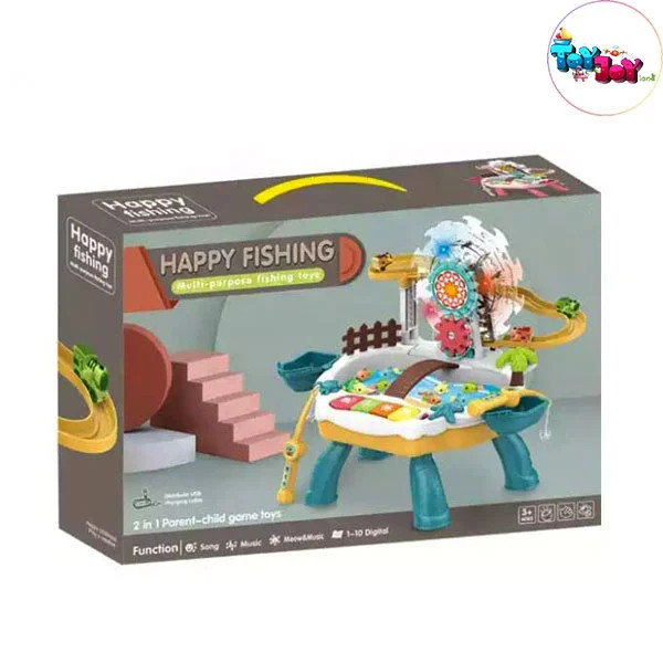 اسباب بازی ماهیگیری موزیکال پایهدار با آب مدل 88307-B