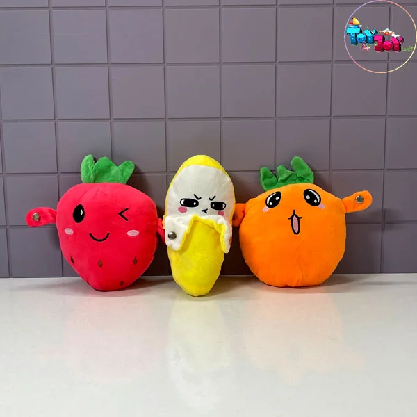عروسک موزیکال لمسی دو نفره طرح میوه سه طرح