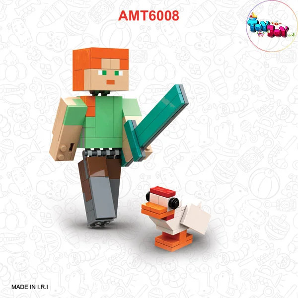 لگو شخصیت بیگ فیگ ماینکرافت شخصیت الکس AMT6008
